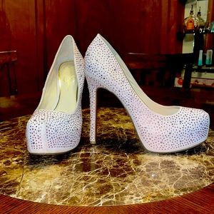 Blush pink Jessica Simpson platforms size 8 1/2. Worn once.